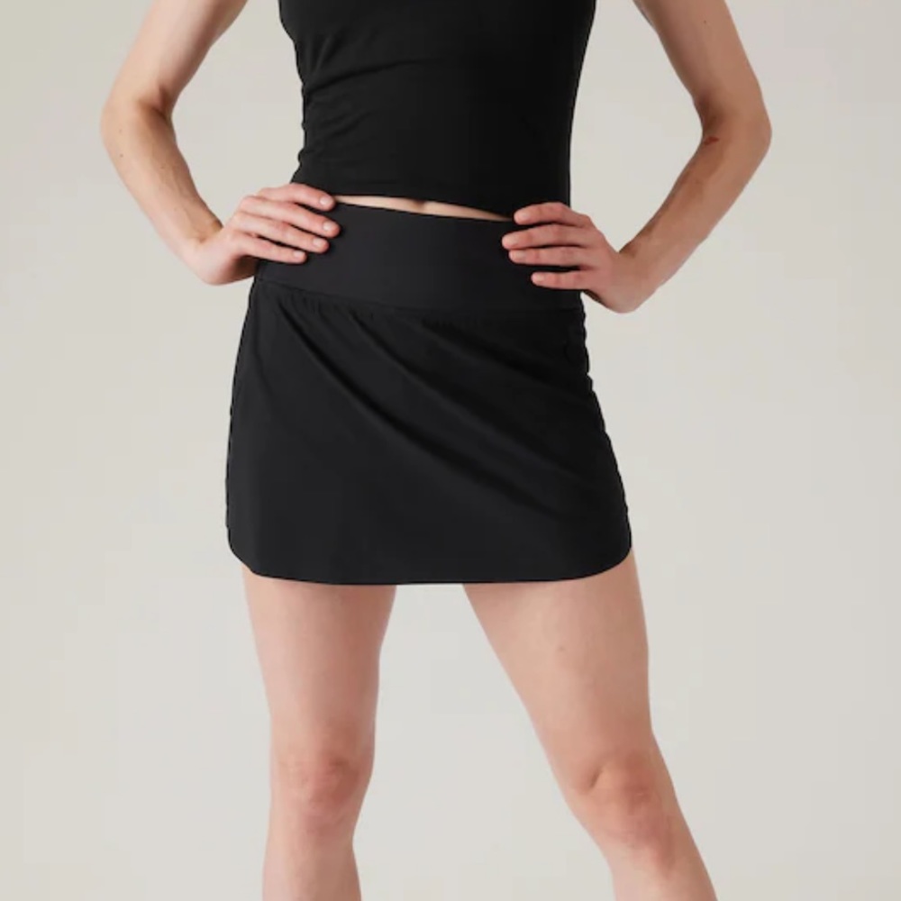 Athleta | Run With It 14” Black Skort